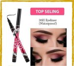 36H Waterproof Black Liquid Eyeliner Marker Pen – Long Lasting Smudge Proof Quick Dry Eye Liner | (Pack of 2)