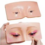 Makeup Practice Dummy Face – Reusable Silicone Eye Makeup Training Model for Beginners