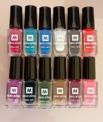 12 Pcs Miss Rose Peel Off Nail Paint Set – Assorted Colors Easy to Apply Nail Polish - Image 4