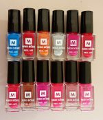 12 Pcs Miss Rose Peel Off Nail Paint Set – Assorted Colors Easy to Apply Nail Polish - Image 3
