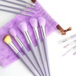 13 Pcs Professional Makeup Brush Set with Soft Bristles and Elegant Velvet Storage Bag for Face, Eyes, Blending, Foundation, Powder, Blush and Everyday Makeup - Image 16