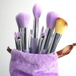 13 Pcs Professional Makeup Brush Set with Soft Bristles and Elegant Velvet Storage Bag for Face, Eyes, Blending, Foundation, Powder, Blush and Everyday Makeup - Image 2