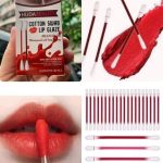 20 Pcs Long Lasting Cotton Bud Lipstick Lip Tint Multicolor - Image 3