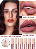 HUDAMOJI Ultra Matte Finish Lip Gloss And Lip Liner Lip Contour Set - Image 2