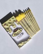8 Pcs Makeup Brush Set In Velvet Bag Makeup Concealer Brush, Blush Powder Brush - Image 3