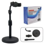 Multifunction Mobile Tripod Stand Mini Tripod Stand Mobile Holder Adjustable Height & Angle Phone Holder - Image 5