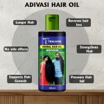 Adivasi Herbal Hair Oil Natural Pure Herbal Hair Oil 120ml (Without Box) - Image 6