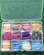 Reusable Fake Nails with Box – Beautiful Variety of Colors | Best Fake Nails For Girls ( Random Color Nails) - Image 7