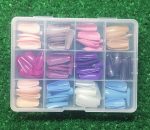 Reusable Fake Nails with Box – Beautiful Variety of Colors | Best Fake Nails For Girls ( Random Color Nails) - Image 8