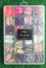 Reusable Fake Nails with Box – Beautiful Variety of Colors | Best Fake Nails For Girls ( Random Color Nails) - Image 4
