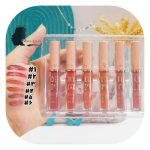 6 Pcs Nude Look High Pigment Matte Lipgloss Soft & Smooth Texture Hydrating Lipsticks (Random Color) - Image 2