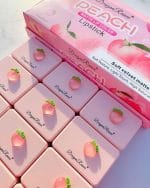 5 Pcs Dragon Ranee Peach Mini Lipstick Set | Long Lasting Makeup Waterproof Lipstick (Random Color) - Image 7