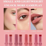 High-Pigment Matte Blush Stick – Long-Lasting, Water-Resistant & Blendable Contour Balm - Random Shades - Image 6