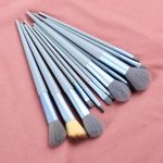13 Pcs Professional Makeup Brush Set with Soft Bristles and Elegant Velvet Storage Bag for Face, Eyes, Blending, Foundation, Powder, Blush and Everyday Makeup - Image 8