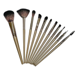 11 Pieces Soft Fluffy Makeup Brush Set - Cosmetics Brush Set - Makeup Brush Kit - Blush and Powder Brushes - Makeup Brushes for Foundation - Without Box - Image 2