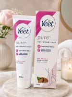 Veet Pure Hair Removal Cream For Normal Skin 100g Tube Gentle Effective Reliable Smooth Finish Practical Choice For Daily Beauty Care - Image 5
