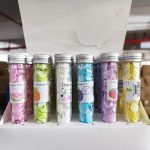 100 Pcs Disposable Flower Paper Soap With Portable Tube Multi Color Travel Sheets For Hand Washing And Outdoor Use Premium Quality (Random Color) - Image 6