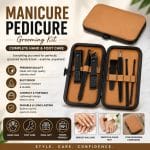 7-Piece Manicure & Pedicure Nail Care Grooming Kit - Premium Quality - Image 2