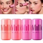 Pack 4 Milk Makeup Blush High Pigment Jelly Tint, Refreshing & Hydrating Long-lasting Colour Jelly Tint (Random color) - Image 2