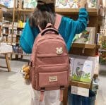 Korean Style School & College Backpack | 48cm x 28cm | Trendy & Spacious | Durable Daypack for Students - Image 3