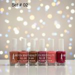 Huda Beauty Peel Off Nail Polish Set Pack of 6 Full Size Long Lasting Multi Color Collection - Image 3