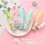 100 Pcs Disposable Flower Paper Soap With Portable Tube Multi Color Travel Sheets For Hand Washing And Outdoor Use Premium Quality (Random Color) - Image 5