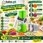 Tabletop Drum Grater Manual Vegetable Slicer & Multi-Functional Kitchen Gadget