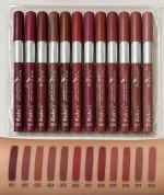 Kashee's 6 In 1 Foundation, Fixer, 12 Pcs Lip Pencil Set, Face Powder, Loose Powder And Paint Stick Deal, Pack Of 6 - Image 3