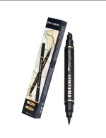 2 in 1 Winged Stamp Liquid Eyeliner Pencil Waterproof Fast Dry Lasting Black Eye Liner Pen | 2 in 1 Fit Colors Eyeliner For Girls | Eyeliner Pen  - Image 2
