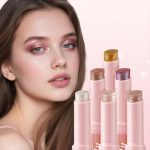 2 In 1 Jelly Shiny Shimmering Eyeshadow Stick | Long Lasting Glow Makeup Stick