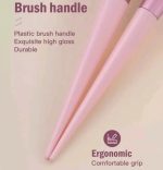 13 Pieces Soft Fluffy Makeup Brush Set - Cosmetics Brush Set - Makeup Brush Kit - Blush and Powder Brushes - Makeup Brushes for Foundation - Pink Color - Without Box - Image 4